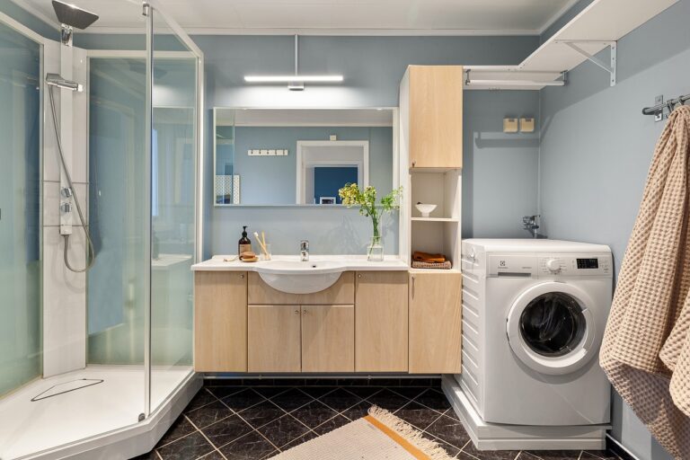 real estate, interior, bath room, toilet, shelf, sink, luxury, art, table, wood, chair, shampoo, shower, washing machine, mirror, towel, decor, cabinet, plant, carpet, nature, bath room, washing machine, washing machine, washing machine, washing machine, washing machine